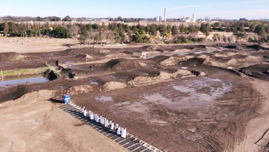 泥レースの画像